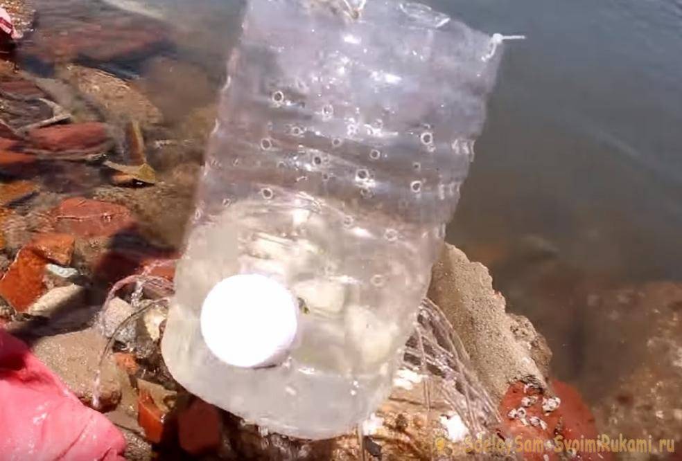 Как сделать ловушку для мелкой рыбы из пластиковых бутылок (малечница, малявочница)