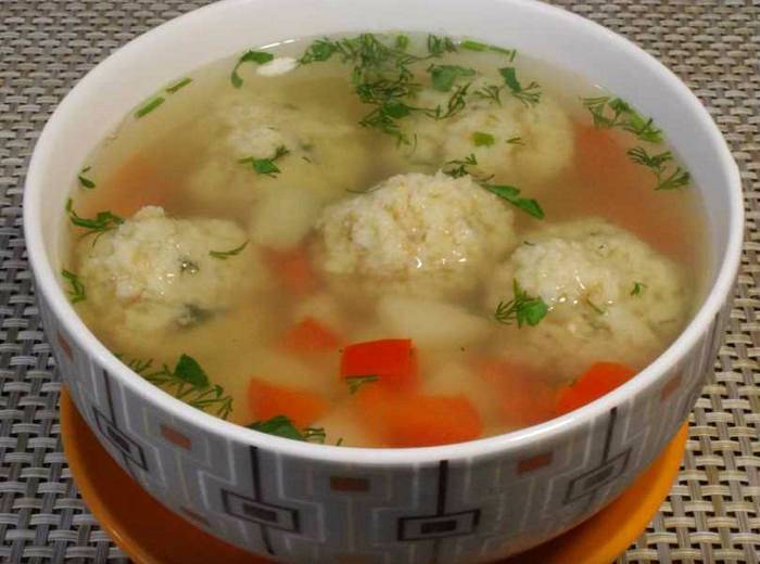 Рецепт супа с рыбными фрикадельками для диетического стола №5 - пошаговый фото рецепт