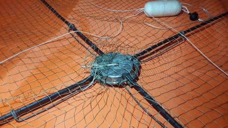 Хапуга хлопок, складной паук для ловли живца, зимой, хапуги хлопок, для рыбалки от хорошего мастера,-fisherman dv. 27 rus - онлайн