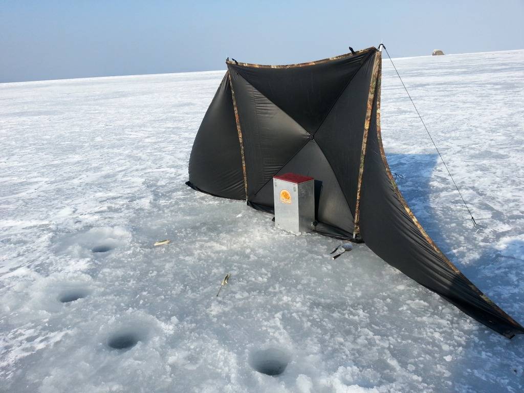 Зимняя палатка для рыбалки своими руками — пошаговое руководство