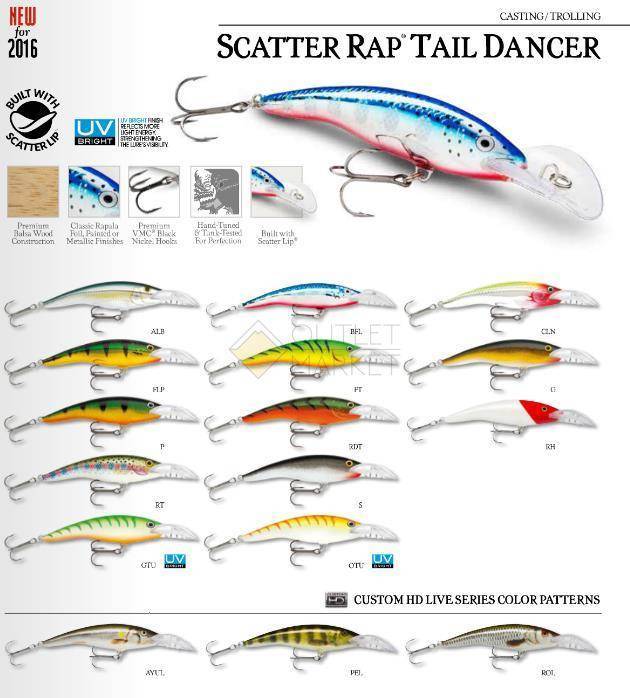 Scatter rap® tail dancer®