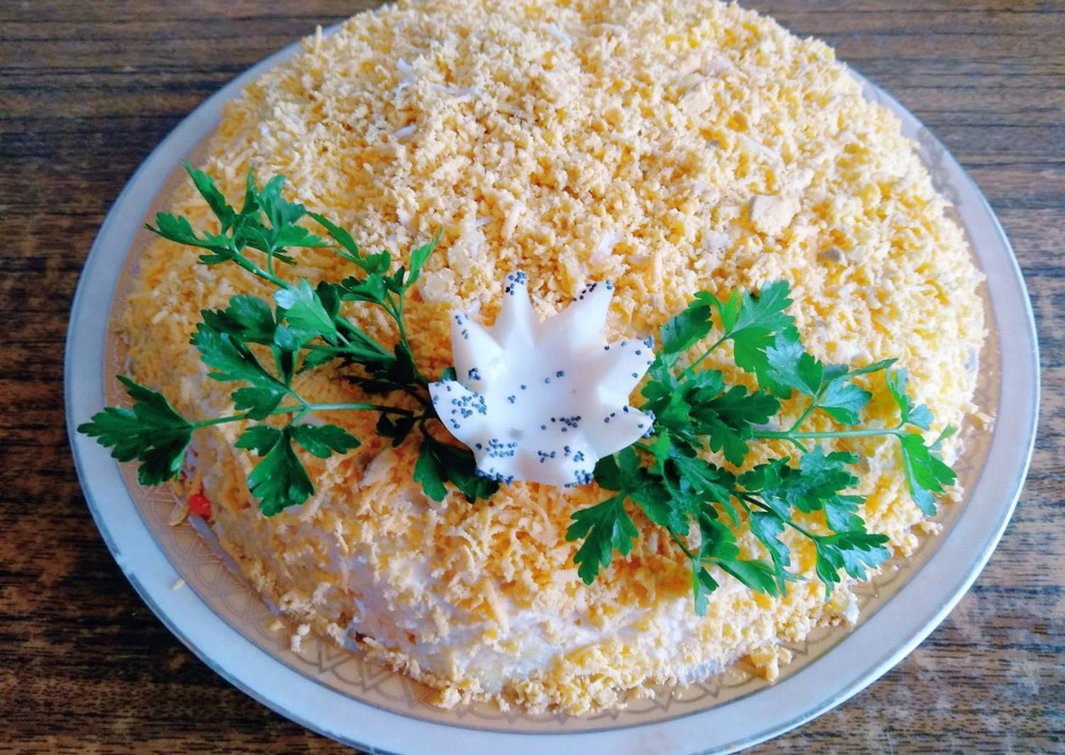 Салат мимоза с рыбными консервами – пошаговые рецепты
