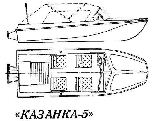 Технические характеристики моторных лодок «казанка»