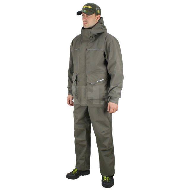 Непромокаемые костюмы для рыбалки летом и зимой: мембранные, дышащие вейдерсы, штаны, комбинезоны, средняя цена, популярные фирмы