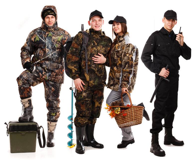 Одежда для охотников и рыболовов