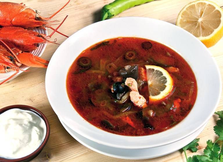 Пошаговый рецепт приготовления классической рыбной солянки