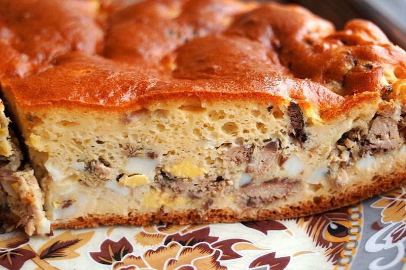 Пирог на кефире -  10 изумительных рецептов с фото