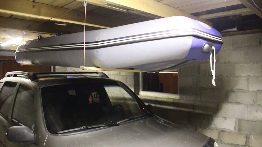 Хранение надувной лодки: в гараже и на улице, летом и зимой