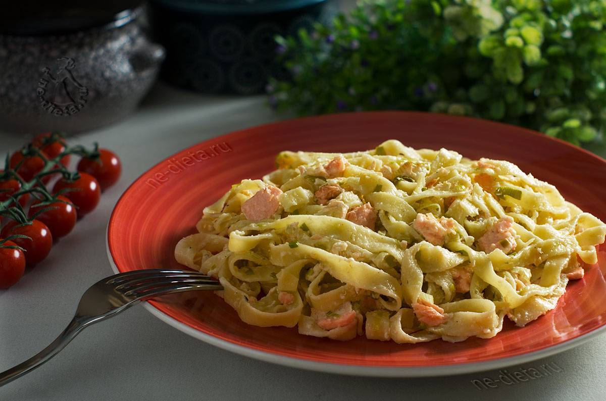 Паста с лососем в сливочном соусе: интересные рецепты вкуснейшего блюда