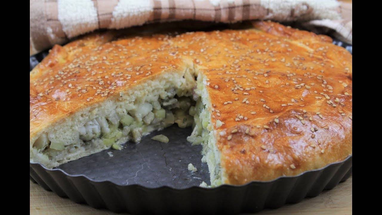 Рыбный пирог "приморский" – кулинарный рецепт