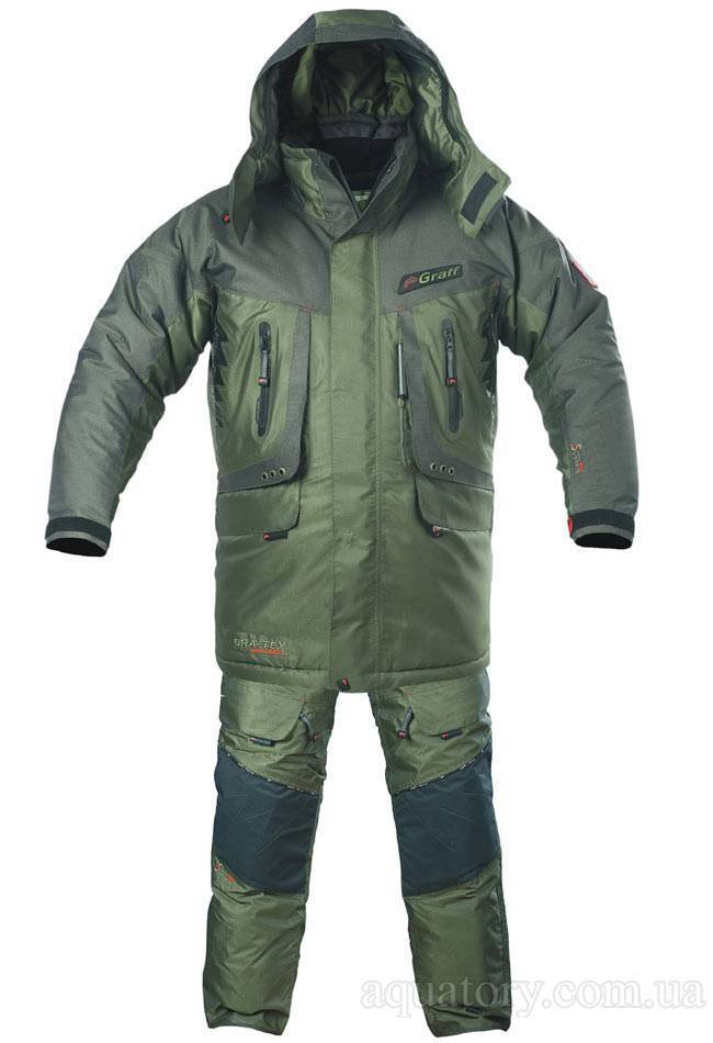 Одежда для рыбалки graff: выбираем рыболовный костюм, забродную куртку или другие варианты. какие особенности материалов?