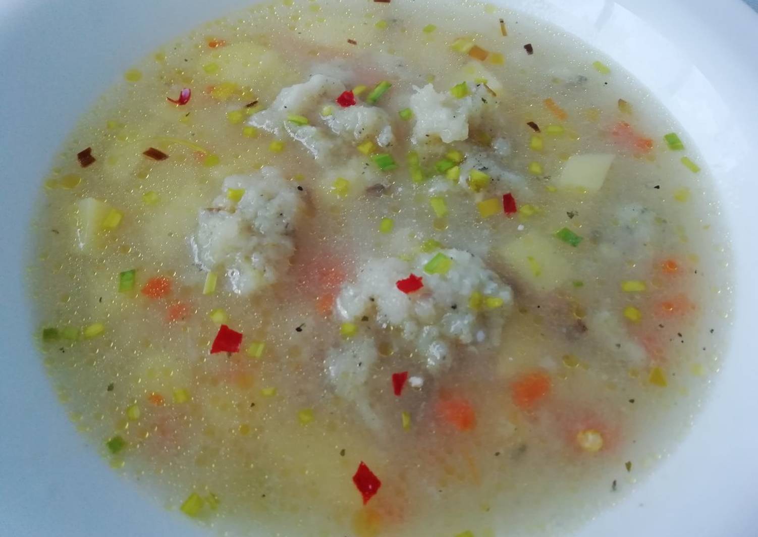 Как сварить суп с рыбными фрикадельками по пошаговому рецепту с фото