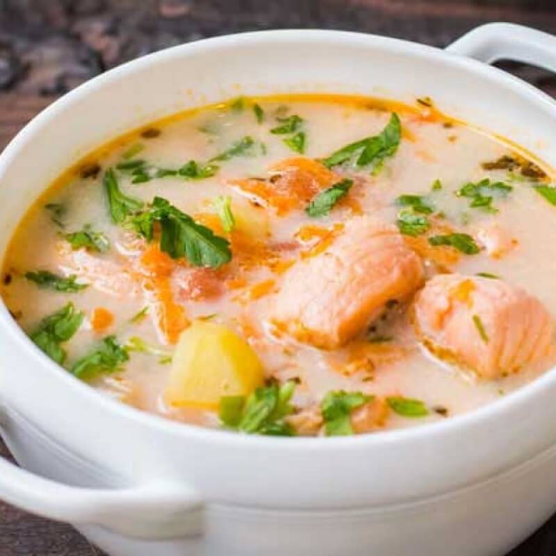 Финский рыбный суп - необычное сочетание ингредиентов: рецепт с фото и видео