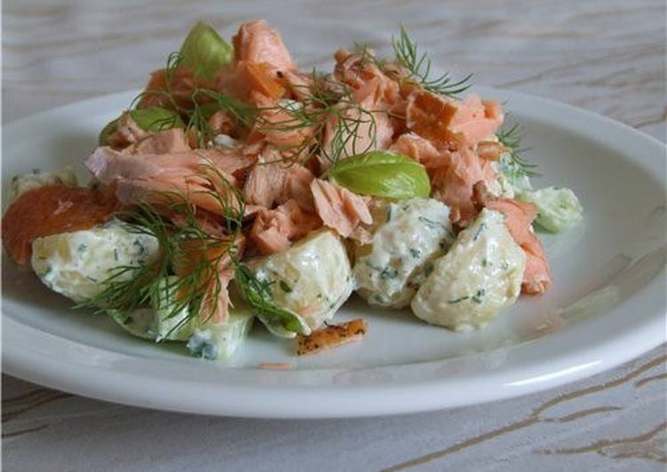 Салат с рыбой горячего копчения – 4 простых рецепта