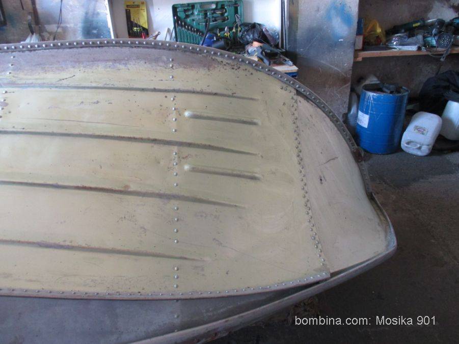 Покраска алюминиевой лодки качественно и на долго