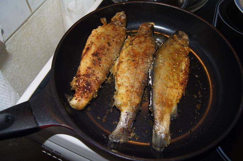 Блюда из рыбы на сковороде — 10 простых рецепта с фото 2019