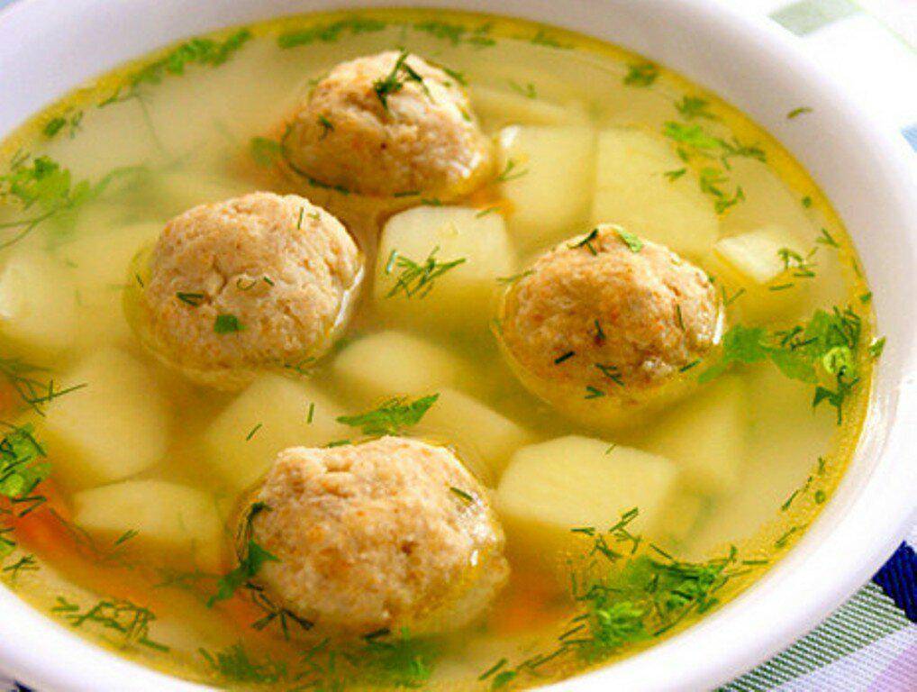 Суп с фрикадельками из консервированной горбуши – кулинарный рецепт