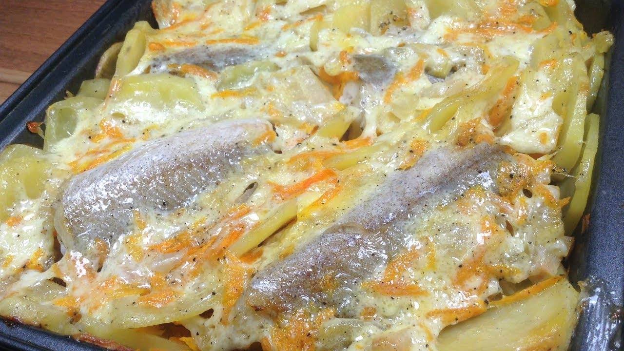 Картофельная запеканка с рыбой - рецепт