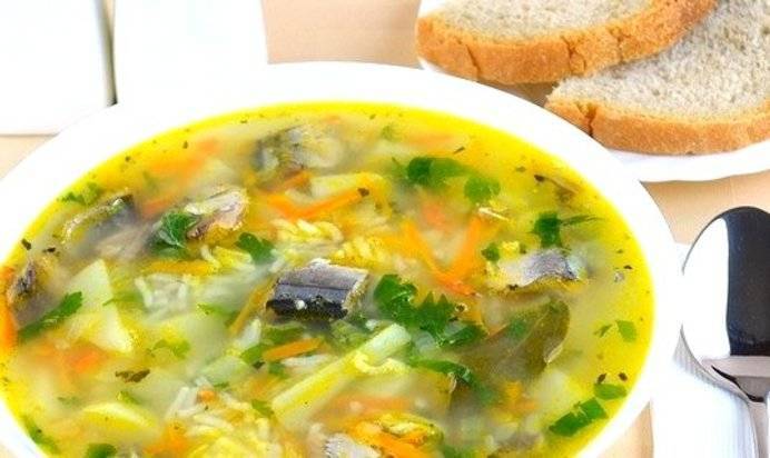 Рецепт суп из горбуши консервы рецепт с фото