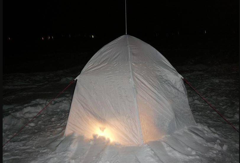 Обогрев зимней палатки