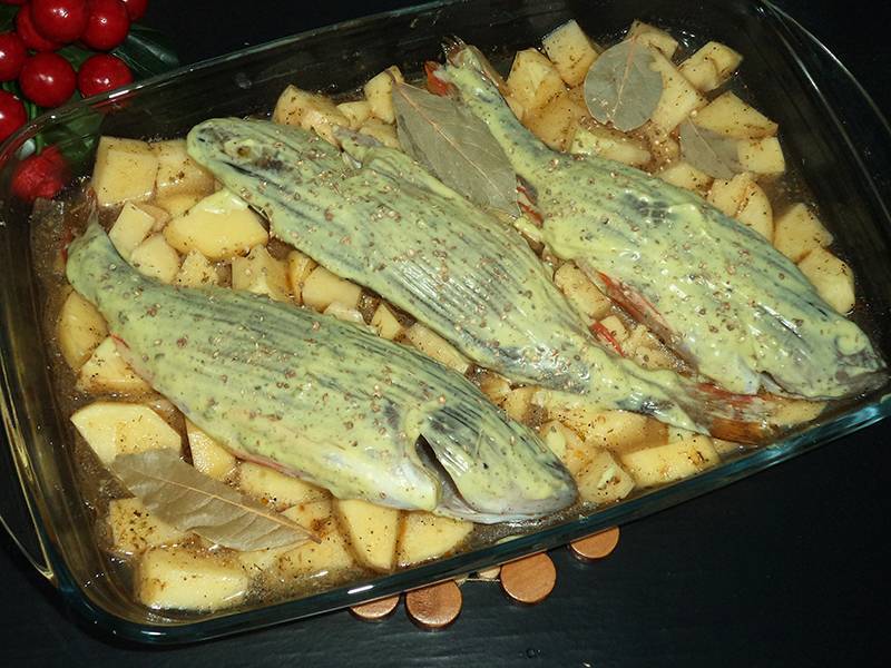 Окунь в духовке: как приготовить, рецепты запеченной рыбы в духовке с фото