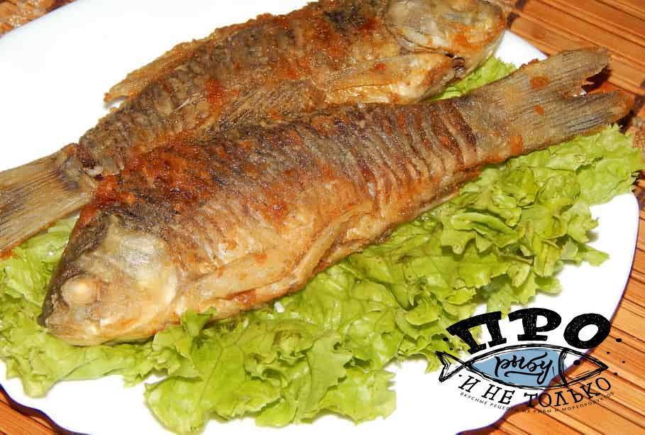 Жареный карась: рецепты приготовления рыбы с корочкой и без костей