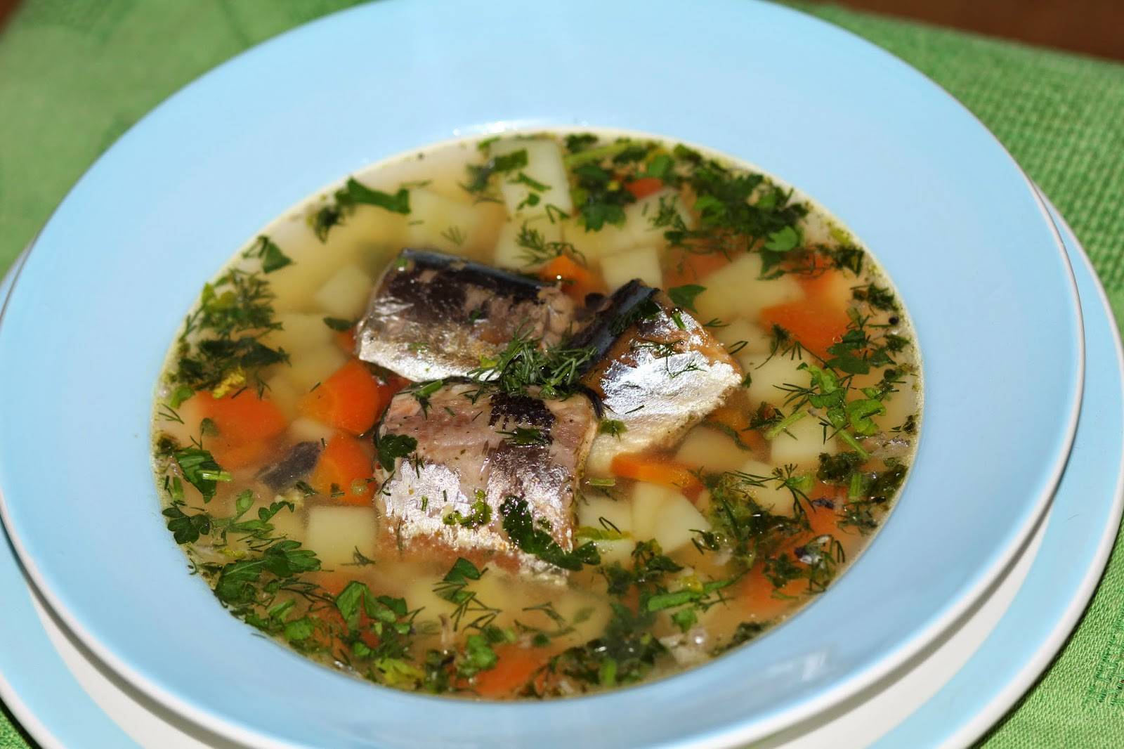 Суп из сайры | 6 рецептов приготовления