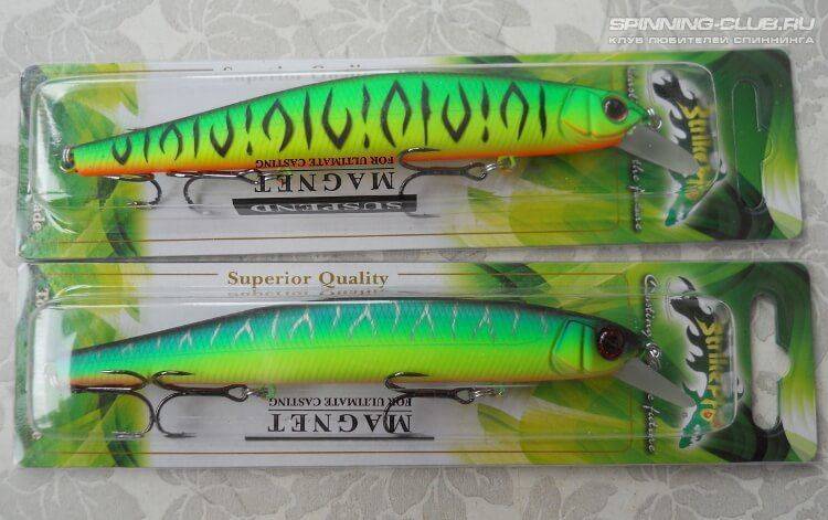Проводка и поведение в воде Strike Pro Inquisitor 110SP и 130SP