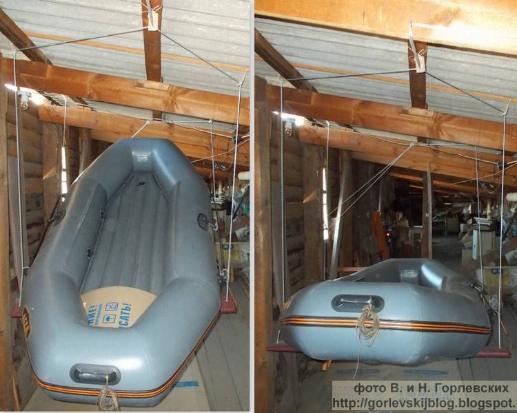 Хранение лодки из пвх: как правильно хранить ее зимой в гараже над потолком? условия для хранения надувной лодки в зимний и летний периоды