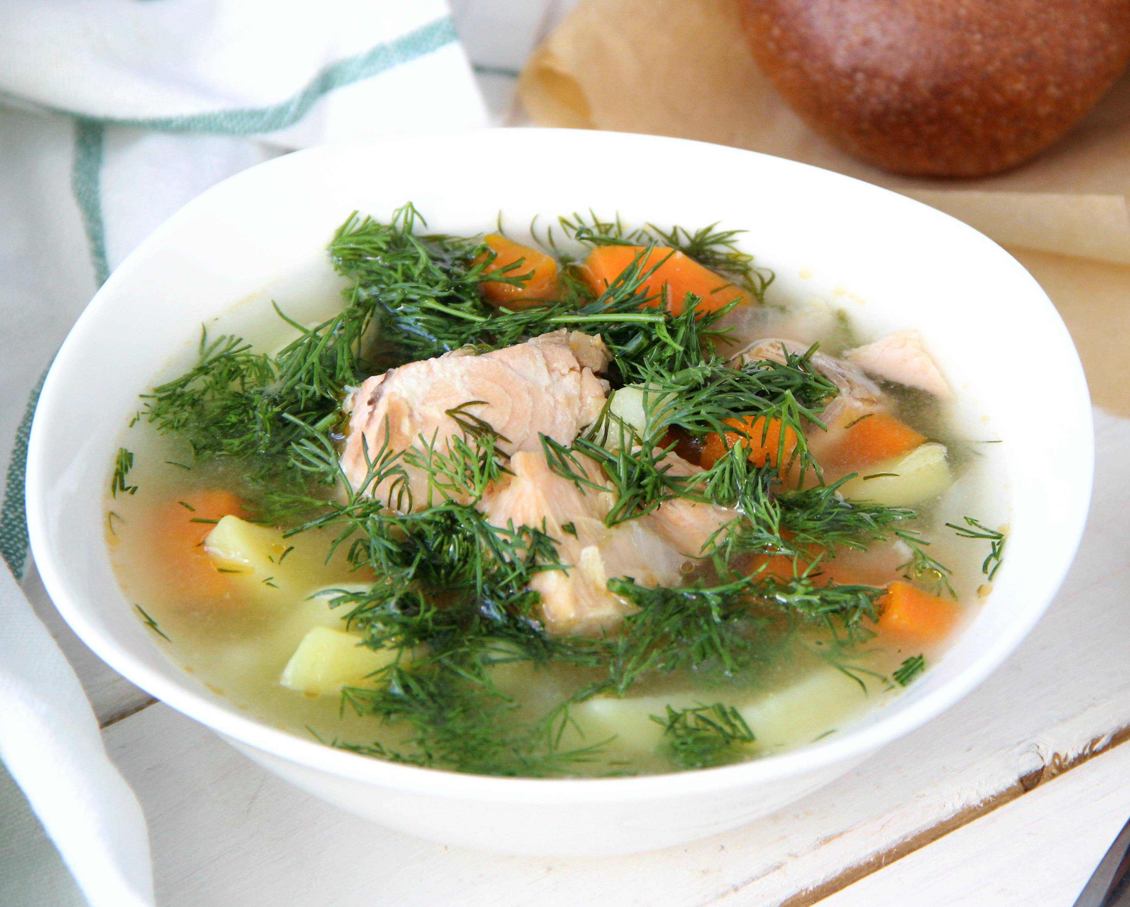 Норвежский сливочный суп с сeмгой